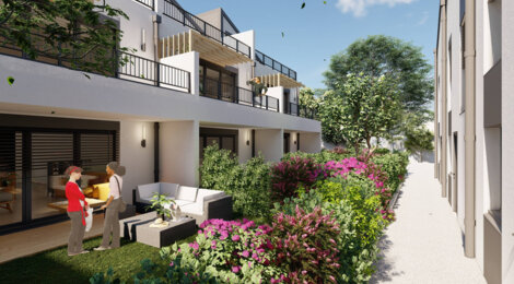 Programme immobilier neuf LES CONTEMPORAINES - Villeurbanne aux portes de Lyon par le métro A (69100) - Référence : 16051