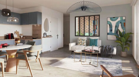 Programme immobilier neuf MONOPOLIS - Villeurbanne Cusset à deux pas du métro A (69100) - Référence : 16965