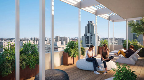 Programme immobilier neuf EGERIE - Villeurbanne Gratte-Ciel à 3 min du métro A et du tram T6 (69100) - Référence : 16054