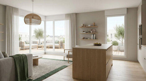 Programme immobilier neuf Les Ateliers du Parc - Villeurbanne proche tram T3 vers Part-Dieu (69100) - Référence : 16050