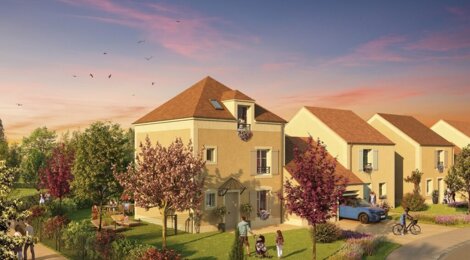 Programme immobilier neuf Les Jardins de Villevaudé - Villevaudé : 20 maisons neuves T4–T5 à 10 min de Torcy (77410) - Référence : 15924