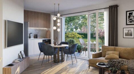 Programme immobilier neuf Harmonia - Villiers-le-Bel : Appartements studio–T4 avec balcons, terrasses et sécurité renforcée proche du RER D (95400) - Référence : 12180