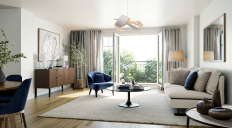 Programme immobilier neuf Les Jardins Leclerc - Villiers-sur-Marne à 8 minutes à pied du RER E et du centre-ville (94350) - Référence : 16477
