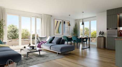 Programme immobilier neuf Les Allées des Tilleuls - Villiers-sur-Marne : Appartements studio–T4 avec terrasses, parking sécurisé et proximité Parc Friedberg (94350) - Référence : 7154
