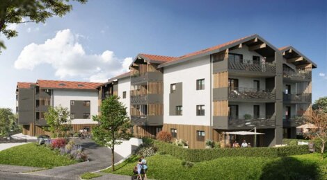 Programme immobilier neuf PRECOSY - Villy-le-Pelloux : appartements neufs à 15 min d’Annecy, confort montagne et terrasses (74350) - Référence : 15698