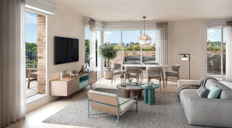 Programme immobilier neuf REGARDS SUR SEINE - Viry-Châtillon : appartements neufs studio–T5 à 100m du RER D (91170) - Référence : 15737