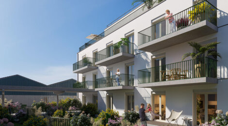 Programme immobilier neuf Tierni - Vitré : appartements neufs du 2 au 4 pièces à 5 min du Jardin des Plantes (35500) - Référence : 15267