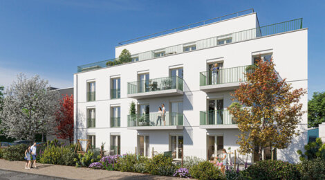 Programme immobilier neuf Tierni - Vitré : appartements neufs du 2 au 4 pièces à 5 min du Jardin des Plantes (35500) - Référence : 15267