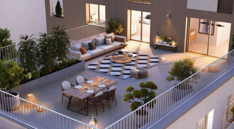 Programme immobilier neuf En Scène -  Vitré : appartements neufs du studio au 5 pièces au cœur des Jardins de la Trémoille (35500) - Référence : 15268