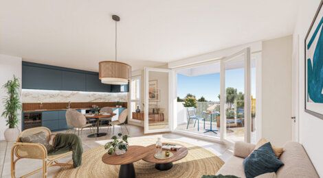 Programme immobilier neuf Les Boiseries du Parc - Vitrolles : appartements neufs T2–T4 à 15 min des plages du Jai (13127) - Référence : 14425