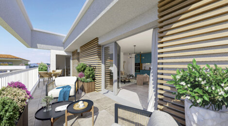 Programme immobilier neuf Les Boiseries du Parc - Vitrolles : appartements neufs T2–T4 à 15 min des plages du Jai (13127) - Référence : 14425
