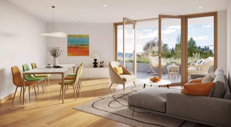 Programme immobilier neuf L'Audacieux - Voiron : appartements neufs T2–T5 à 10 min du centre-ville (38500) - Référence : 15358