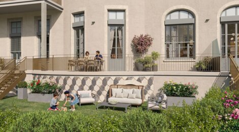 Programme immobilier neuf LE CHATEAU - Voiron appartements réhabilités dans ancien hôpital (38500) - Référence : 18100