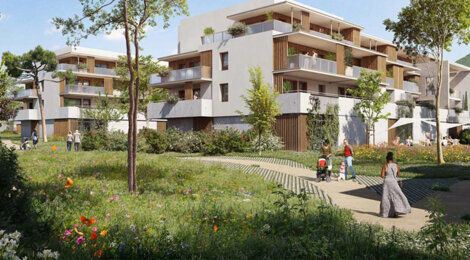 Programme immobilier neuf LES JARDINS D'ABEL - Voiron centre-ville et gare à pied (38500) - Référence : 13810