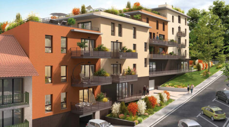 Programme immobilier neuf RESIDENCE LE KARAT - Voiron, résidence centrale proche gare et commerces (38500) - Référence : 17690