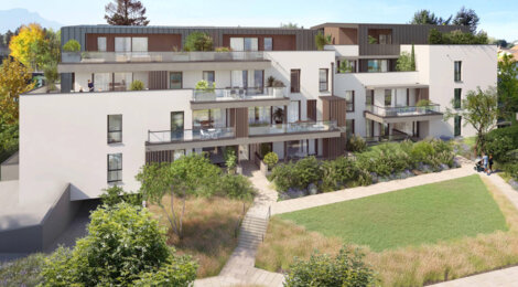 Programme immobilier neuf PARC EDENIA - Voiron : résidence verdoyante du 2 au 5 pièces en secteur Maubec (38500) - Référence : 10949