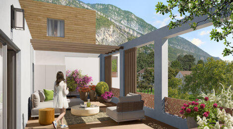 Programme immobilier neuf HORATIO B - Voreppe : appartements neufs T2–T4 dans le quartier de l'Hoirie à 20 min de Grenoble (38340) - Référence : 15441