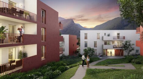 Programme immobilier neuf Panoramik - Voreppe : Appartements T2–T5 avec terrasses, vues montagnes et collections design entre Chartreuse et Vercors (38340) - Référence : 14380