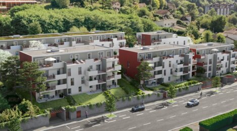 Programme immobilier neuf Panoramik - Voreppe : Appartements T2–T5 avec terrasses, vues montagnes et collections design entre Chartreuse et Vercors (38340) - Référence : 14380