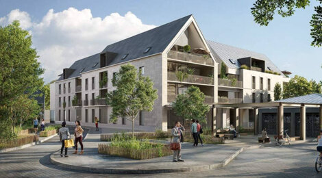 Programme immobilier neuf CARRE DES HALLES - Vouvray cadre agréable en cœur de ville (37210) - Référence : 15354
