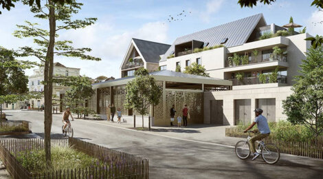 Programme immobilier neuf CARRE DES HALLES - Vouvray cadre agréable en cœur de ville (37210) - Référence : 15354