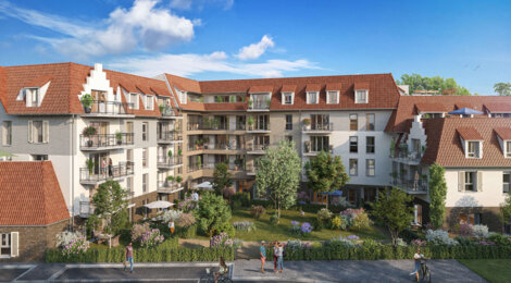 Programme immobilier neuf Villa Obert - Wambrechies : appartements neufs du 2 au 4 pièces à 15 min de l'hypercentre de Lille (59118) - Référence : 15770