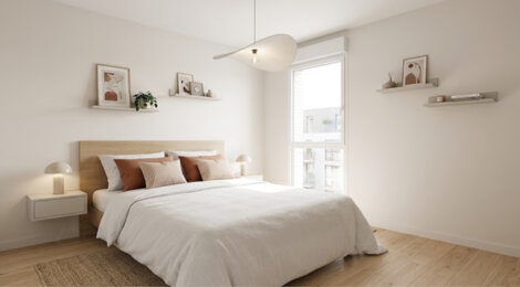 Programme immobilier neuf Quintessence - Wambrechies : Appartements T2–T4 avec rooftop, co-working et bibliothèque au bord de la Deûle (59118) - Référence : 14419