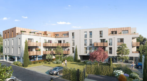 Programme immobilier neuf Clos Cérès - Wambrechies : maisons et appartements neufs en quartier résidentiel proche de Lille (59118) - Référence : 14916