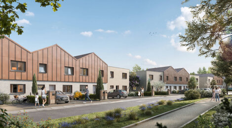 Programme immobilier neuf Clos Cérès - Wambrechies : maisons et appartements neufs en quartier résidentiel proche de Lille (59118) - Référence : 14916