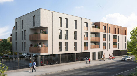 Programme immobilier neuf Clos Cérès - Wambrechies : maisons et appartements neufs en quartier résidentiel proche de Lille (59118) - Référence : 14916