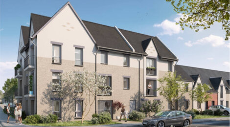 Programme immobilier neuf LES JARDINS DE ST CLEMENT - Wasquehal : Appartements studio–T4 et maisons T4–T5 avec terrasses, jardins privatifs et proximité commodités (59290) - Référence : 14794