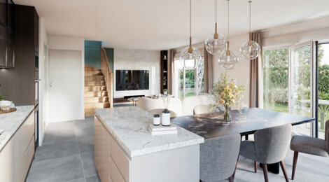 Programme immobilier neuf BELLA VILLA - Wasquehal maisons 4 et 5 pièces à 17 minutes de Lille (59290) - Référence : 17716