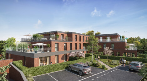 Programme immobilier neuf ECLAT DE VERT - Wattignies : appartements neufs du studio au 4 pièces en quartier résidentiel (59139) - Référence : 14935