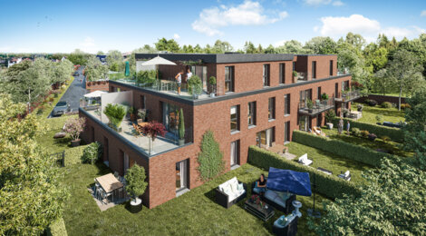 Programme immobilier neuf ECLAT DE VERT - Wattignies : appartements neufs du studio au 4 pièces en quartier résidentiel (59139) - Référence : 14935