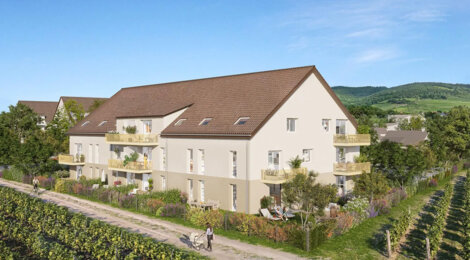 Programme immobilier neuf LE CLOS DES CAUDALIES - Wintzenheim résidence intimiste proche Colmar et frontière allemande (68920) - Référence : 17767