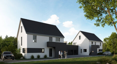 Programme immobilier neuf Les Duos D’Azur - Wiwersheim secteur pavillonnaire (67370) - Référence : 6897
