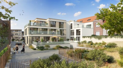 Programme immobilier neuf LES TERRASSES DE LA DUNE - Zuydcoote : appartements neufs face à la plage, vues sur mer et confort moderne (59123) - Référence : 15677