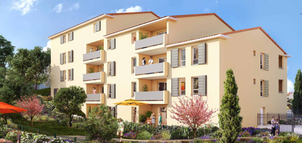 Programme immobilier neuf COEUR RESTANQUES - Allauch : Appartements T2–T4 avec jardins et terrasses dans un cœur de village provençal (13190) - Référence : 1928