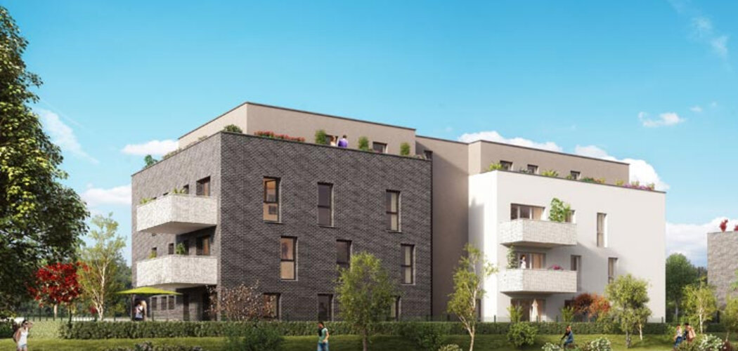 Programme immobilier neuf LA CLE DES CHAMPS - Achenheim : 20 appartements T2–T5 avec jardins, balcons et terrasses proche de l’Eurométropole (67204) - Référence : 1750