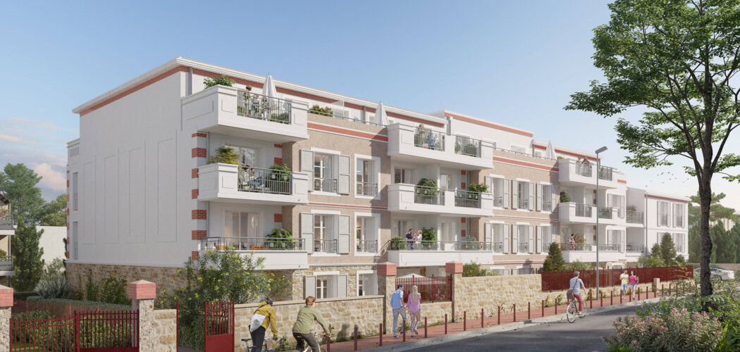 Programme immobilier neuf Les jardins de Gaia - Achères centre-ville à 4 min de l’Hôtel de Ville (78260) - Référence : 17040