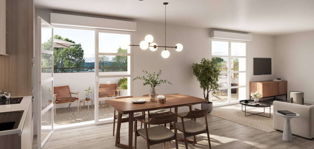 Programme immobilier neuf Les jardins de Gaia - Achères centre-ville à 4 min de l’Hôtel de Ville (78260) - Référence : 17040