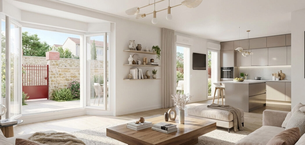 Programme immobilier neuf Les jardins de Gaia - Achères centre-ville à 4 min de l’Hôtel de Ville (78260) - Référence : 17040