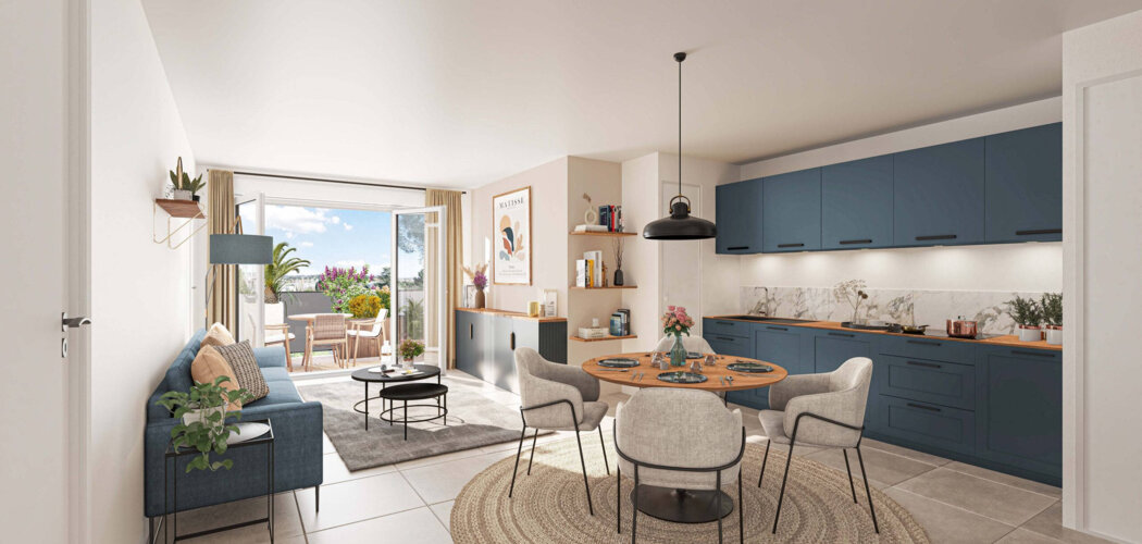 Programme immobilier neuf Le Saphir - Agde à proximité immédiate des plages (34300) - Référence : 15086