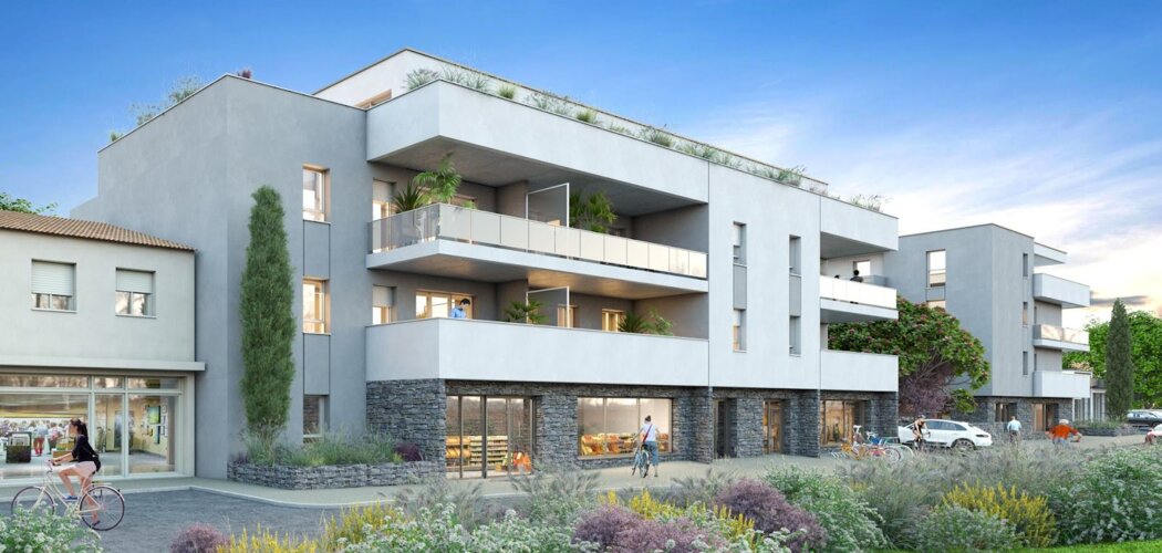 Programme immobilier neuf RESIDENCE HEMERA - Agde : Appartements T2–T4 avec terrasses, parking sécurisé et proximité commerces (34300) - Référence : 14769