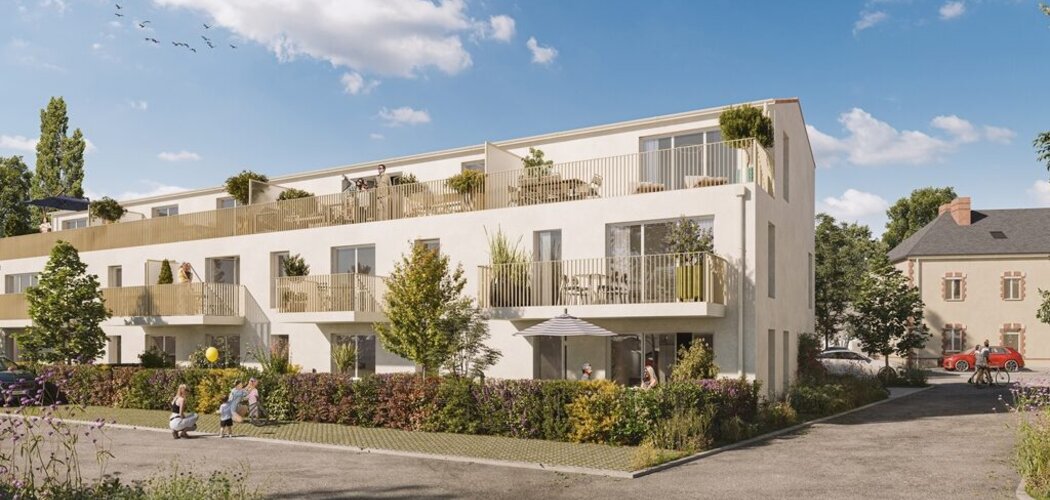 Programme immobilier neuf LE CLOS DU VIGNOBLE - Aigrefeuille-sur-Maine : appartements neufs du 2 au 4 pièces au cœur du bourg (44140) - Référence : 8087