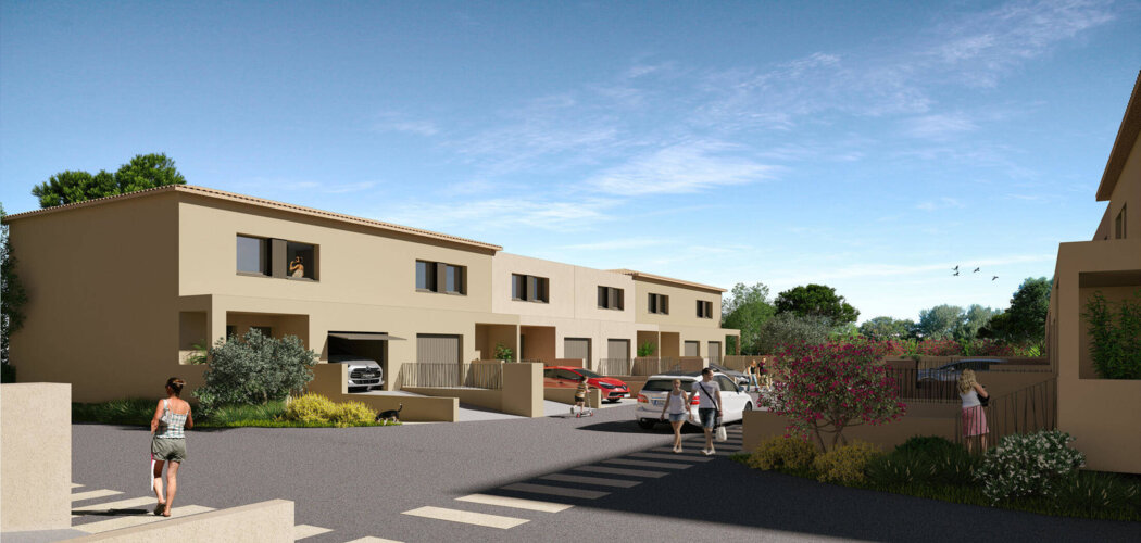 Programme immobilier neuf VILLAS INTI -  Aigues-Mortes : 18 maisons neuves 4 pièces proche des remparts et du centre-ville (30220) - Référence : 10739