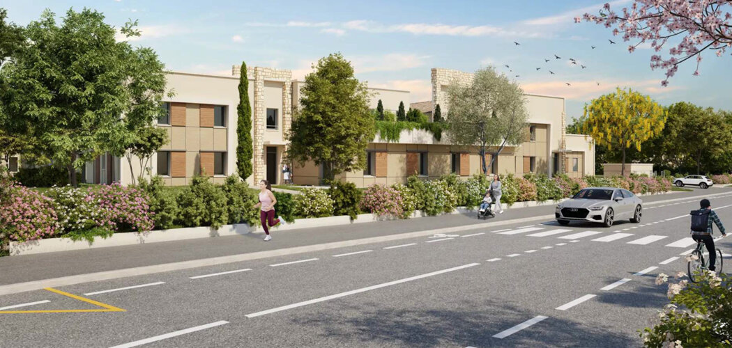 Programme immobilier neuf 16 LEVANT - Aix-en-Provence, appartements avec terrasse à Couteron-Puyricard (13090) - Référence : 17599
