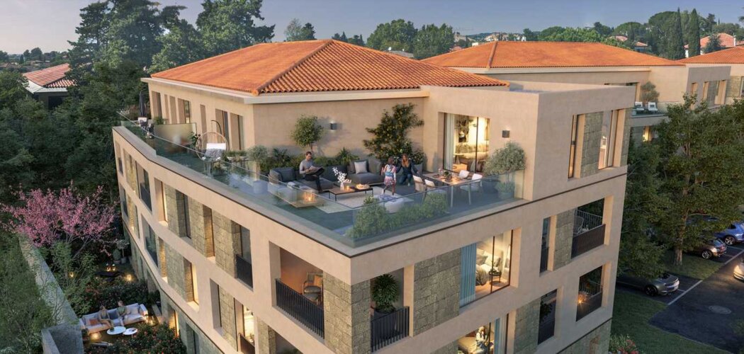 Programme immobilier neuf 102 Gambetta -  Aix-en-Provence : appartements neufs du 2 au 5 pièces proche du cours Mirabeau (13090) - Référence : 16885