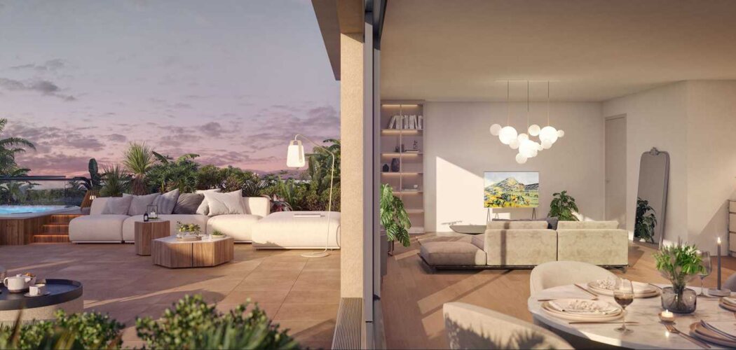 Programme immobilier neuf 102 Gambetta -  Aix-en-Provence : appartements neufs du 2 au 5 pièces proche du cours Mirabeau (13090) - Référence : 16885