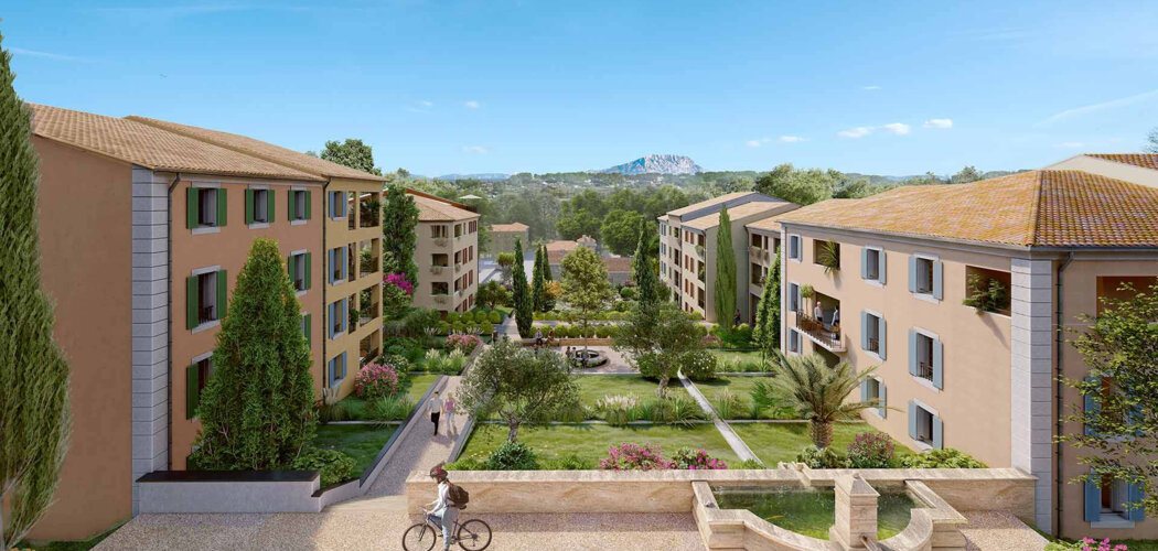 Programme immobilier neuf Harmonie - Aix-en-Provence : Appartements T2–T5 avec terrasses, loggias et luminosité naturelle proche des écoles (13090) - Référence : 14187